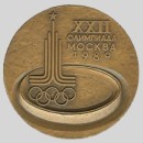 olympic games  participation medal 1980 Moscow