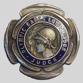 badge olympic games 1908 london