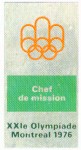 badge olympic games 1976 Montreal