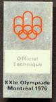 badge olympic games 1976 Montreal