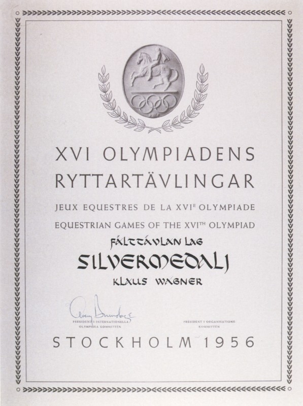 diploma olympic games 1956 stockholm