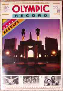 Official Report Olympiad Los Angeles, 1984 Volume 2 Competition