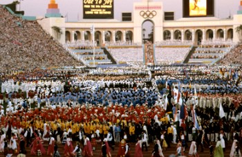 olympic games 1984 Los Angeles opening ceremony