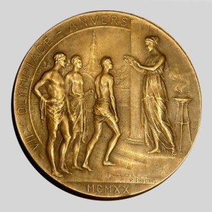 Olympic participation Medal 1920 Antwerp