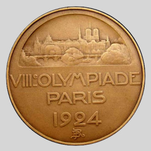 Olympic participation Medal 1924 Paris