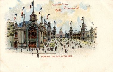 picture postcard 1900 Paris worlds fair