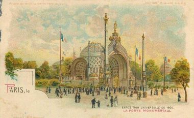 picture postcard 1900 Paris worlds fair