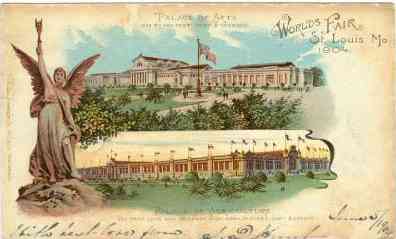 picture postcard olympic games 1904 st. louis