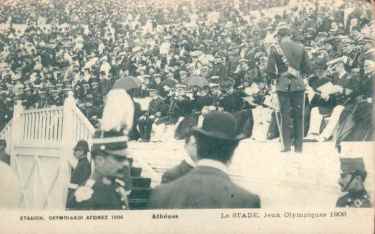 picture postcard olympic games 1906 Athens