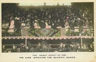 picture postcard olympic games 1908 london