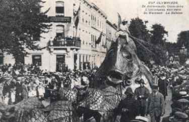 picture postcard olympic games 1920 antwerp