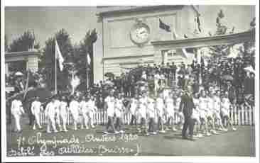 picture postcard olympic games 1920 antwerp