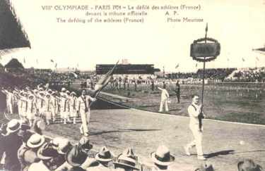 picture postcard olympic games 1924 paris