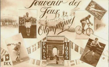 picture postcard olympic games 1924 paris