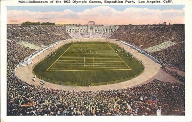 picture postcard olympic games 1932 Los Angeles