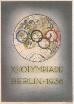 picture postcard olympic games 1936 Berlin