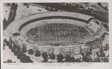 picture postcard olympic games 1956 melbourne