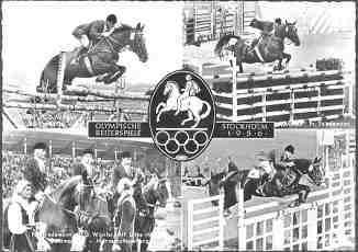 picture postcard olympic games 1956 stockholm