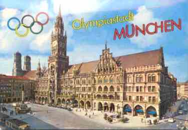 picture postcard olympic games 1972 Munich