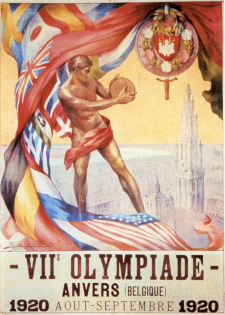 poster olympic games 1920 antwerp