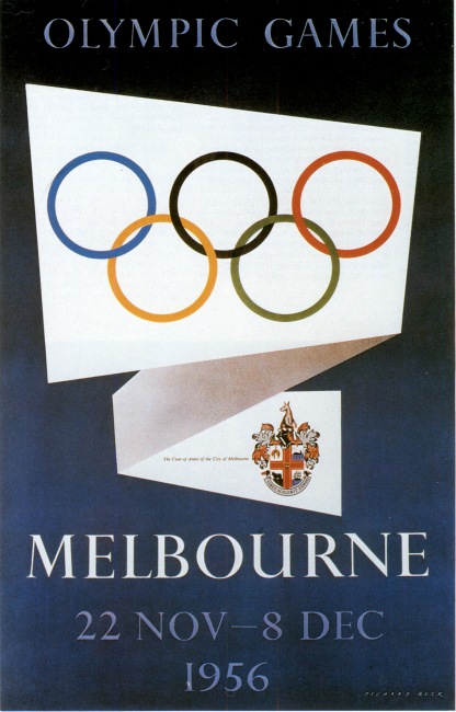 poster olympic games 1956 melbourne