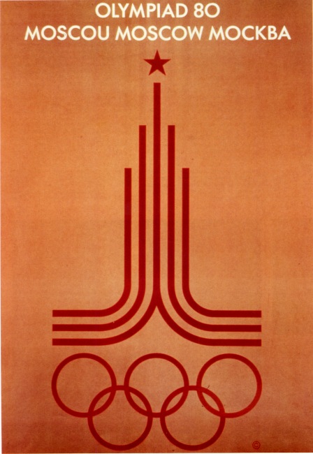poster olympic games 1980 Moscow