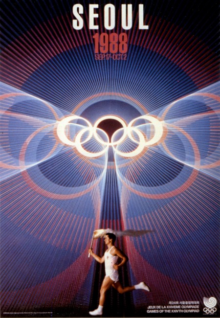 poster olympic games 1988 seoul