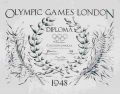 olympic games  winner diploma 1948 London