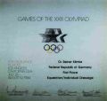 olympic games  winner diploma 1984 Los Angeles