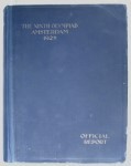 olympic games  official report 1928 Amsterdam