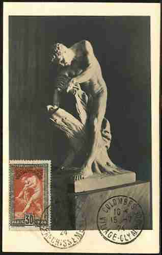 olympic games postage stamp 1924