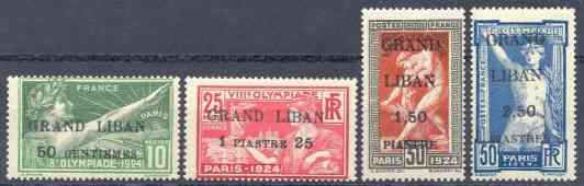 olympic games postage stamp 1924