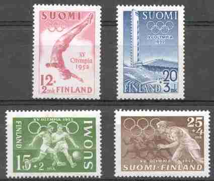 stamps olympic games 1952