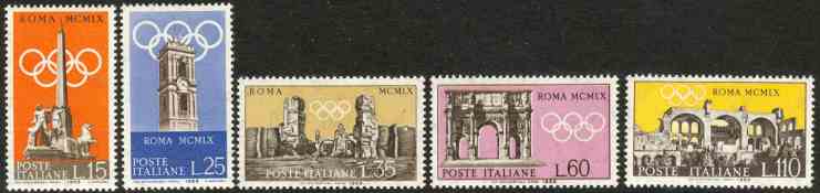 postage stamps olympic games 1960 rome