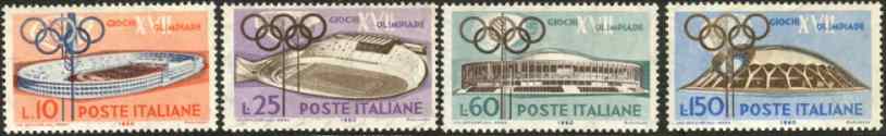 postage stamps olympic games 1960 rome