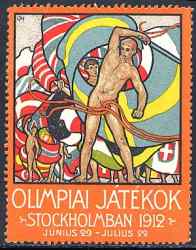 vignette olympic games 1912 antwerp