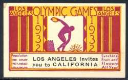 vignette olympic games 1932 los angeles