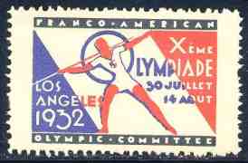 vignette olympic games 1932 los angeles