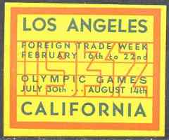 vignette olympic games 1932 los angeles