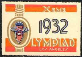 vignette olympic games 1932 los angeles