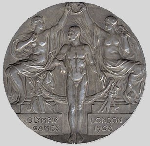 Olympic games winner medal 1908