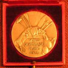 winner medal olympic games 1924 paris