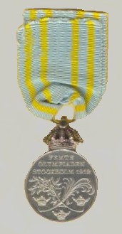 king gustav medal olympic games 1912 stockholm