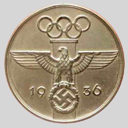 Für verdienstvolle Mitarbeit bei den Olympischen Spielen Berlin 1936